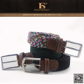 Fashion leisure design canvas knit webbing belt